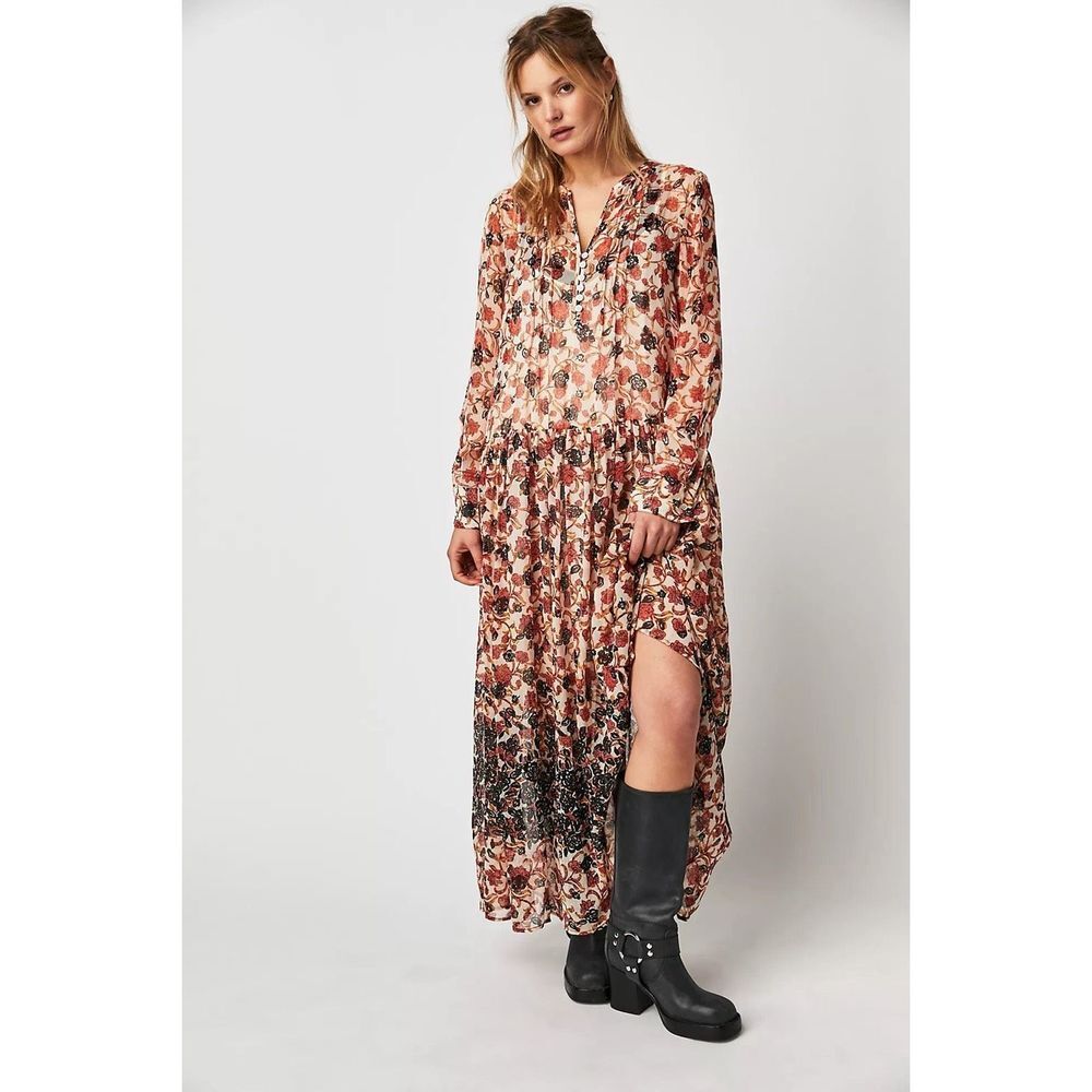Free People See It Through Maxi Dress